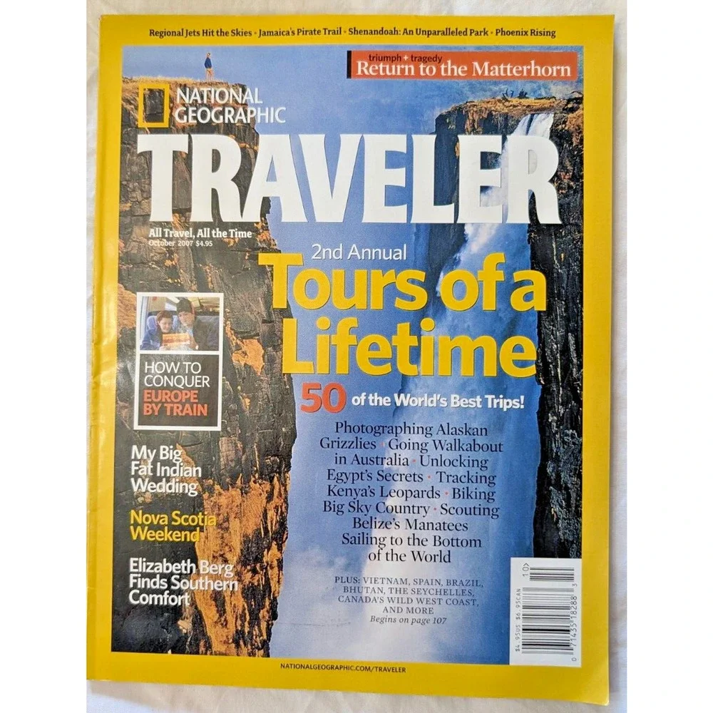 National Geographic Traveler Magazine October 2007 Tours of a Lifetime